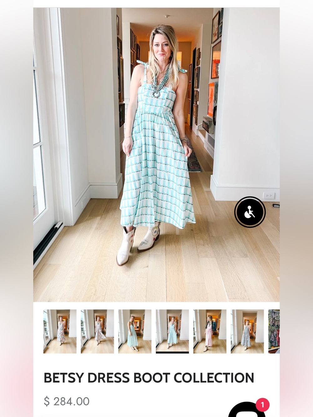 Brooke Wright Betsey Dress Book Collection Sells Online for $284!